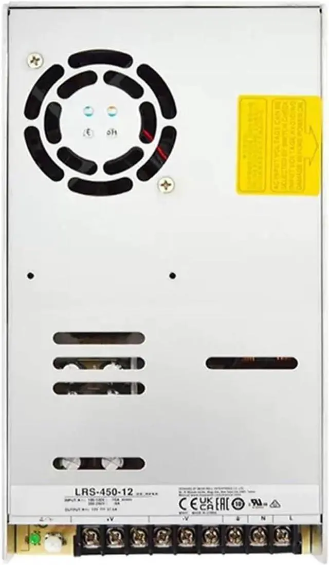 Alt view image 3 of 7 - Switching Power LRS-450-12 110/220V AC to DC 12V37.5A 450W Single Output Switching Power Supply for Industrial Machine Driver