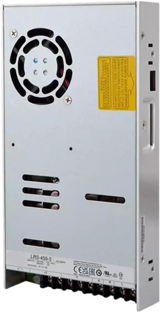 Alt view image 2 of 7 - Switching Power LRS-450-5 110/220V AC to DC 5V 75A 375W Single Output Switching Power Supply for Industrial Machine Driver