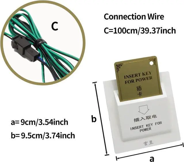 Alt view image 2 of 7 - Escape Room Prop Key Card Switch Insert Card for Power to Unlock a Mechanism with Programmable Controller&Speaker