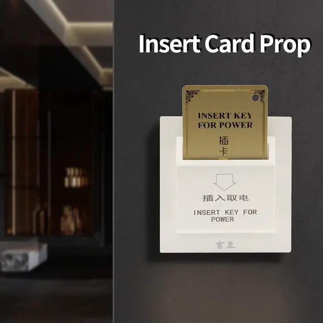 Alt view image 6 of 7 - Escape Room Prop Key Card Switch Insert Card for Power to Unlock a Mechanism with Programmable Controller&Speaker