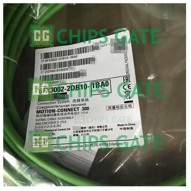 Main image of New Sealed 6FX3002-2DB10-1BA0 Cables 6FX3 002-2DB10-1BA0 Ship