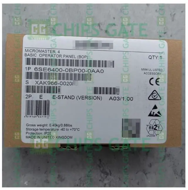 Main image of 6SE6400-0BP00-0AA0 6SE6 400-0BP00-0AA0 Basic Operator Panel