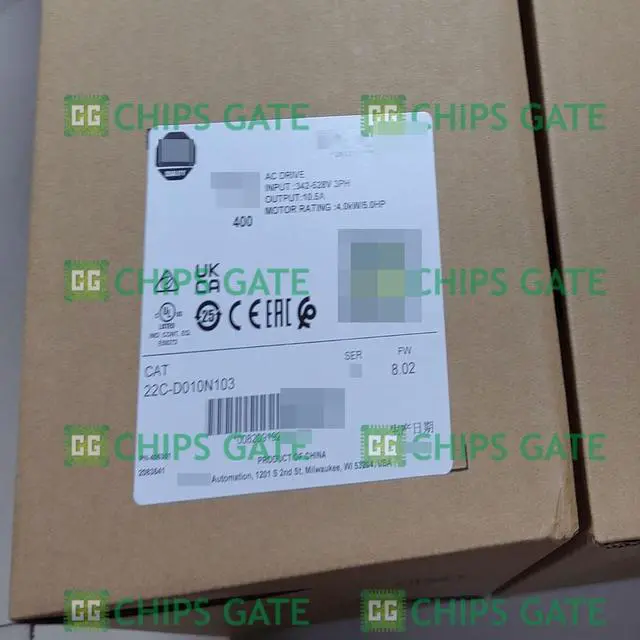 Alt view image 2 of 4 - New 400 4 kW 5 HP AC Drive 22C-D010N103 22C-D010N103 RX