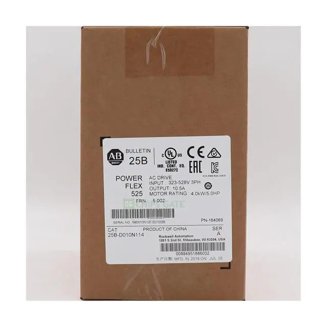 Alt view image 3 of 6 - 2021-2022 525 4kW 5Hp AC Drive 25B-D010N114