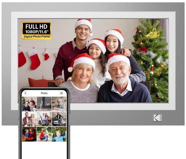 Main image of Kodak RWF-116B GREY 11.6-Inch Wi-Fi Enabled Advanced Digital Photo Frame