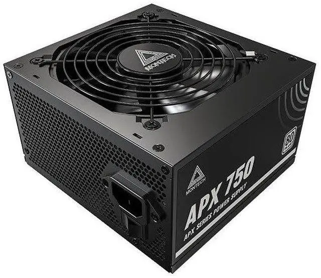 Alt view image 2 of 6 - MONTECH APX Series APX 750W - Power supply (internal) - DC-DC - ATX12V - 80 PLUS - AC 100-240 V - 750 Watt - active PFC
