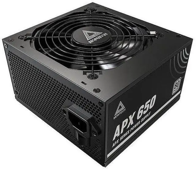 Alt view image 3 of 6 - MONTECH APX Series APX 650W - Power supply (internal) - DC-DC - ATX12V - 80 PLUS - AC 100-240 V - 650 Watt - active PFC