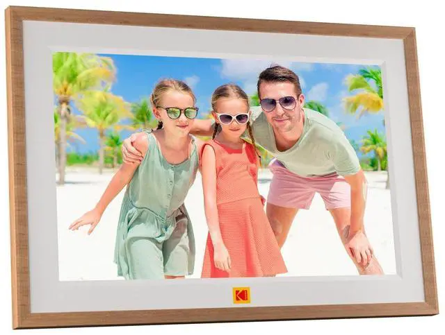 Alt view image 5 of 7 - KODAK RCF-1018 BURLYWOOD 10-Inch Wi-Fi Enabled Digital Photo Frame
