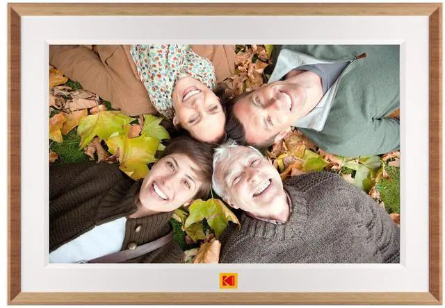 Alt view image 7 of 7 - KODAK RCF-1018 BURLYWOOD 10-Inch Wi-Fi Enabled Digital Photo Frame