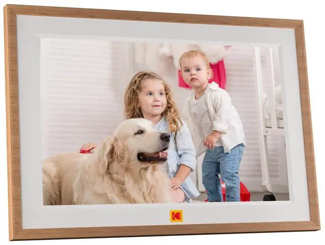 Alt view image 2 of 7 - KODAK RCF-1018 BURLYWOOD 10-Inch Wi-Fi Enabled Digital Photo Frame