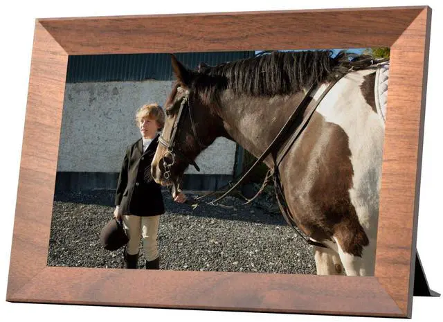 Alt view image 5 of 7 - KODAK CF102P BURLYWOOD 10.1 inch HD 1280x800 IPS 1+32GB plastic Frame,Wifi digital Photo Frame (Burlywood)