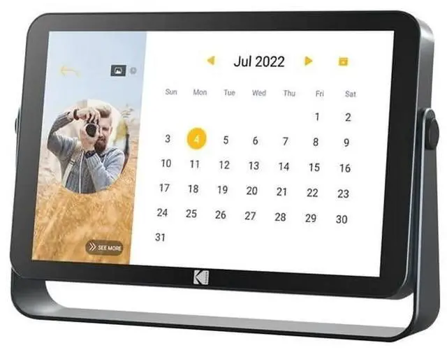 Alt view image 2 of 6 - KODAK RWF-109 GRAY 10.1 inch 1920x1200 IPS FHD-2+32GB, Smoky Gray, Touch Screen, Wifi Digital Photo frame