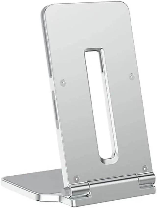 Alt view image 4 of 4 - Elevated Stand Adjustable for Surface Stand for Desk, on-Skid Tablet Holder Designed , Silver