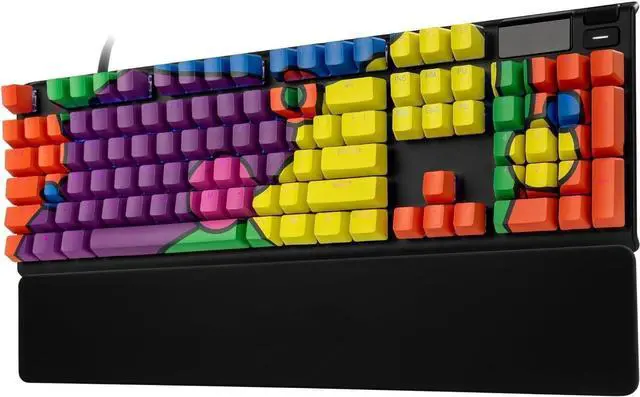 Main image of Keycaps  Limited Edition Artist Collaboration  Roma Bib  Double Shot Pudding  Durable PBT Thermoplastic  Compatible with a Wide Range of Mechanical Keyboards  Special Artwork