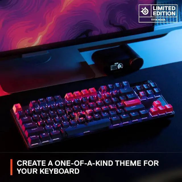 Alt view image 2 of 4 - Keycaps  Limited Edition Artist Collaboration  Double Shot Pudding-Style Keycaps  Durable PBT Thermoplastic  Compatible with a Wide Range of Mechanical Keyboards  Special Artwork