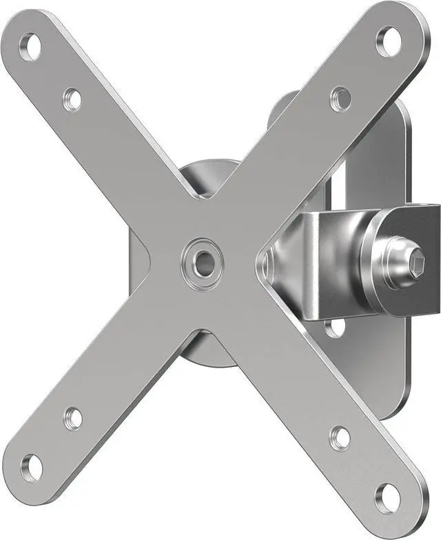 Main image of Stainless Steel Articulating VESA Mount  CTA Low Profile & Articulating VESA 75 x 75 & 100 x 100-mm Mounting Plate for Poles, Walls, and Corners, Weight Capacity 11lbs - For TV's, Monitors & Displays
