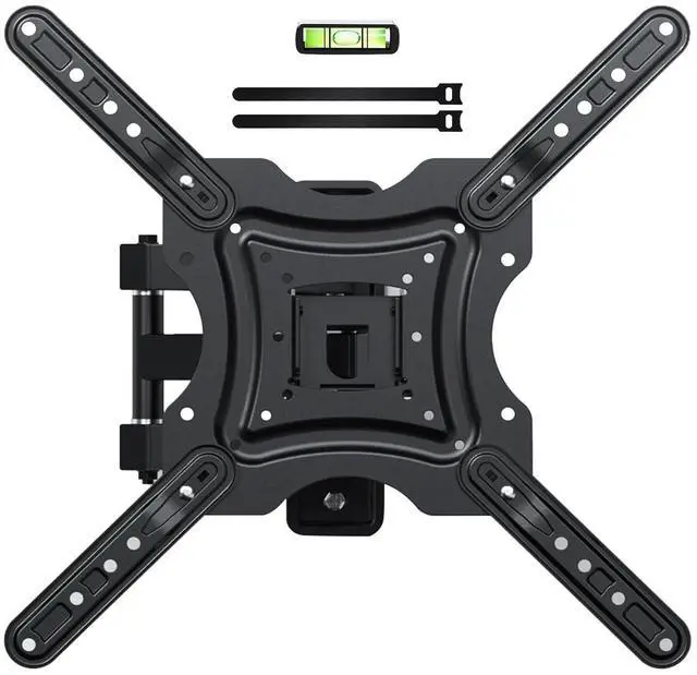 Main image of Full Motion TV Wall Mount, TV Mount for 26-55 inch LED TVs Monitors, Tv Brackets for Wall Mount with VESA 400x400mm up to 77lbs, Swivel Tilt Extension with Articulating Arms