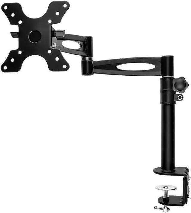 Alt view image 2 of 3 - 3-Way Adjustable Tilting Monitor Desk Mount Bracket - For 13 To 30 Inch Monitors, Up To 33 lbs, 15.7 x 9.6 x 3 inches, Black