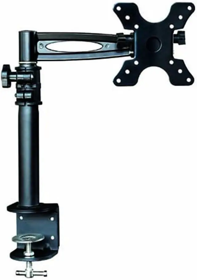 Alt view image 2 of 2 - 2 Way Adjustable Tilting Desk Mount Bracket for LCD LED (Max 33Lbs, 13~30inch) - Black