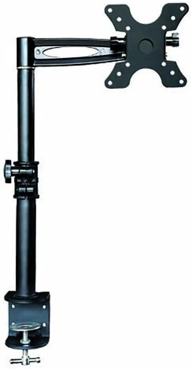 Main image of 2 Way Adjustable Tilting Desk Mount Bracket for LCD LED (Max 33Lbs, 13~30inch) - Black