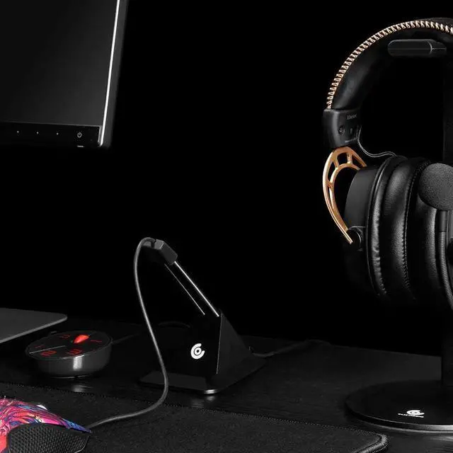 Alt view image 6 of 6 - Gaming Mouse Cable Management V2 aBell Mouse Bungee V2 Device for Esports FPS Game (Black)