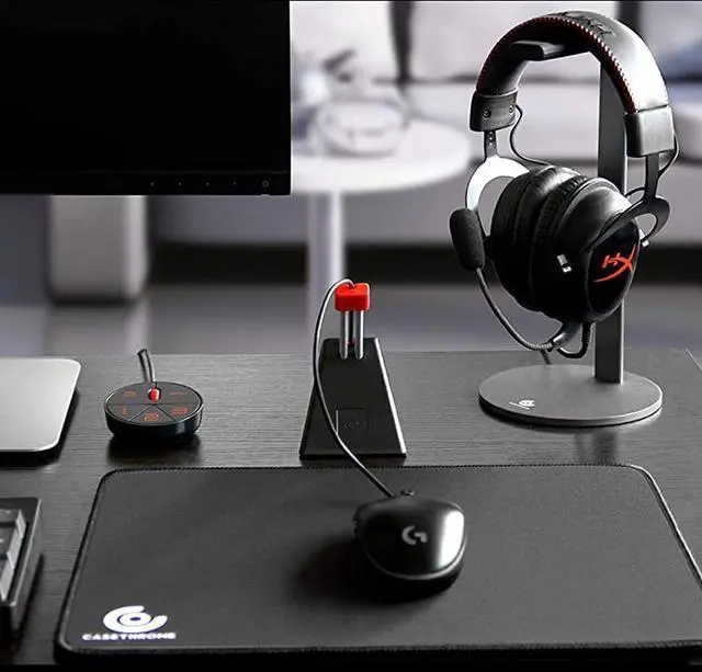 Alt view image 3 of 7 - Gaming Mouse Cable ManagementaBell Mouse Bungee Device for Esports FPS GameBlack