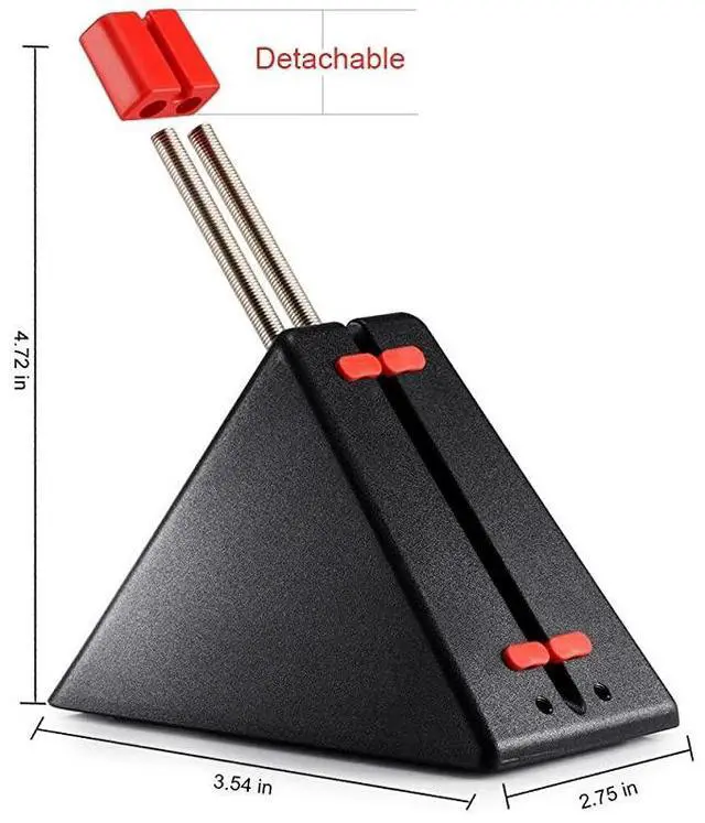 Alt view image 4 of 7 - Gaming Mouse Cable ManagementaBell Mouse Bungee Device for Esports FPS GameBlack