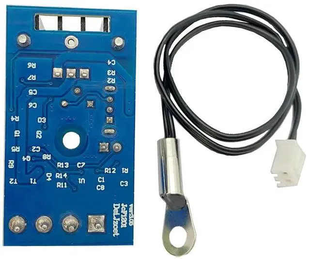 Alt view image 7 of 7 - DC 12V 1A Automatic PC CPU Fan Temperature Control Speed Controller Case Fan Speed Governor with Sensor for 2 3 4 Wire Fan