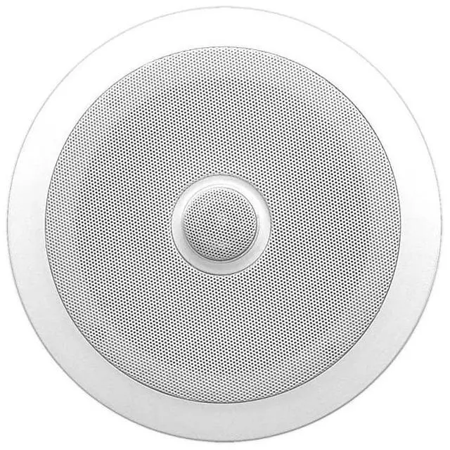 Main image of 8 Ceiling Wall Mount Speakers Pair of 2Way Midbass Woofer Speaker Directable 1 Titanium Dome Tweeter Flush Design w 55Hz22kHz Frequency Response amp 300 Watts Peak Easy Installation PDIC80