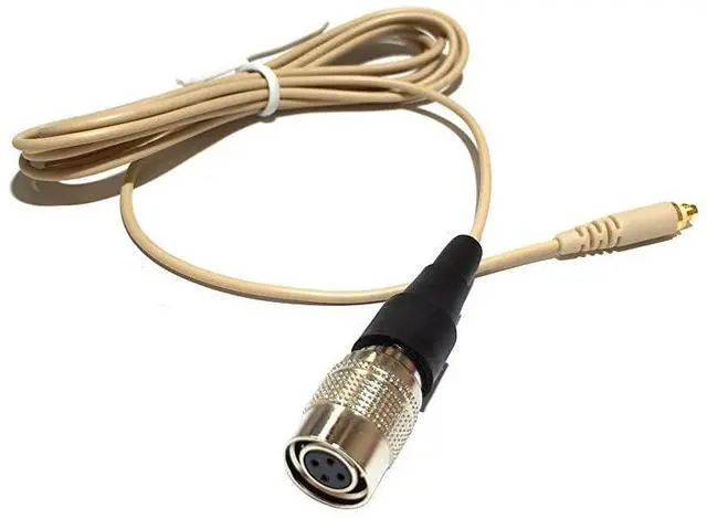 Alt view image 3 of 3 - FOR 4016 Headset Headworn Microphone For Audio Technica Wireless System - Detachable Cable With 4 Pin Hirose type Connector - Omidirectional Mic