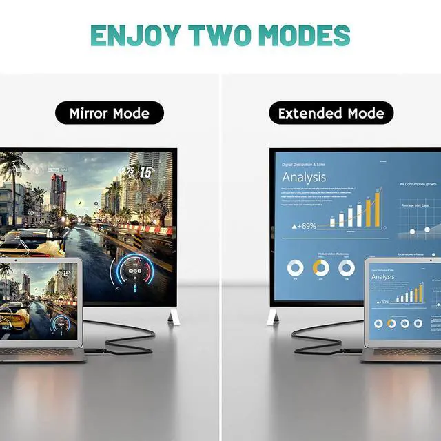 Alt view image 5 of 6 - FOR-4K DisplayPort to HDMI Cable 50 Feet 24AWG Bare Copper Wires DP to HDMI Male to Male Cord Adapter Converter for PC to HDTV Monitor Projector with 2 HDMI Adapter and 25 Cable Ties