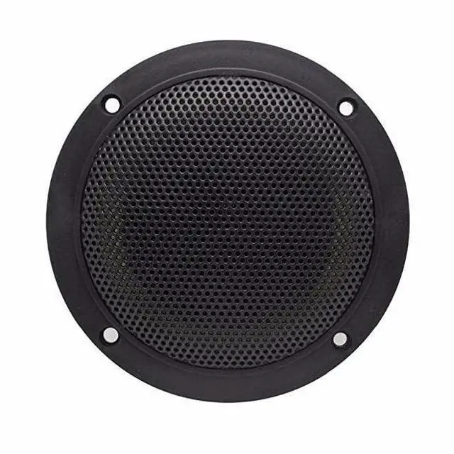Alt view image 3 of 5 - FOR 4 Inches  Waterproof Marine Ceiling Flush Wall Mount Speakers with 160 Watts Power Handling for Kitchen Bathroom Boat Car Motorcycle Cloth Surround and Low Profile Design 1 Pair Black
