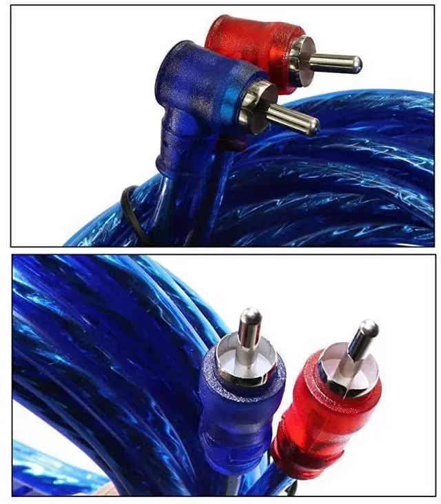 Alt view image 3 of 7 - 10 Gauge Car Amp Wiring Kit A Car Amplifier Install subwoofer Wire Wiring Kits Helps You Make Connections and Brings Power to Your Radio, Subwoofers and Speakers Amp Power Wire