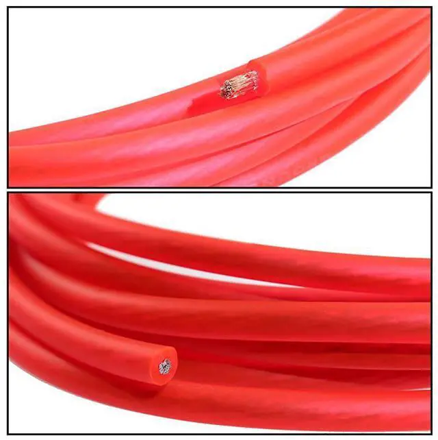 Alt view image 5 of 7 - 10 Gauge Car Amp Wiring Kit A Car Amplifier Install subwoofer Wire Wiring Kits Helps You Make Connections and Brings Power to Your Radio, Subwoofers and Speakers Amp Power Wire