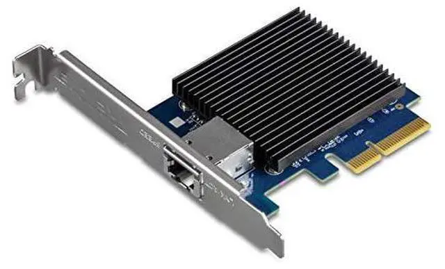 Main image of FOR-10 Gigabit PCIe Network Adapter TEG10GECTX Converts a PCIe Slot into a 10G Ethernet Port Supports 8021Q Vlan Includes Standard amp LowProfile Brackets WindowsServer PCIe 20 PCIe 30