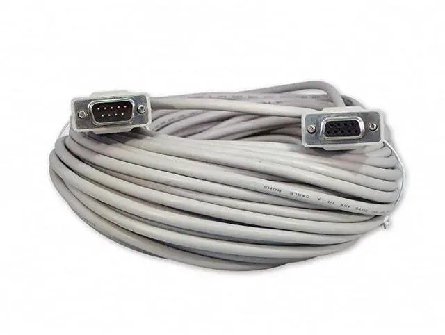 Main image of for100 Foot DB9 9 Pin Serial RS232 Male Female Extension Cable