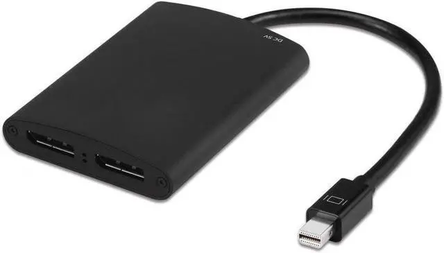 Main image of 2-Port Mini DisplayPort 1.2 to 2 DisplayPort MST Hub Video Splitter Not for HDMI DisplayPort Daisy Chain Monitor Not for MacOS (CE-DP0J11-S1)