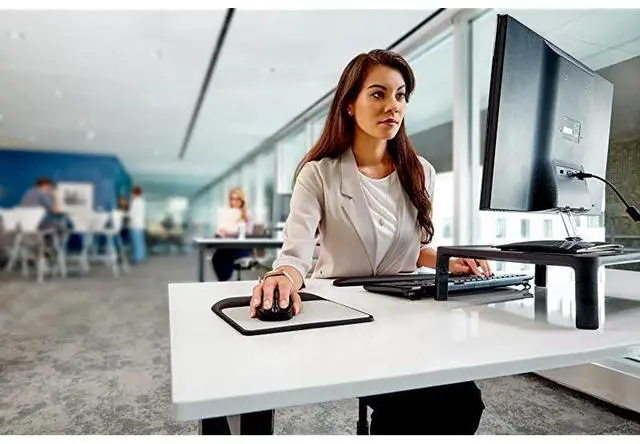 Alt view image 2 of 7 - Gel Wrist Rest for Keyboards Soothing  Gel Technology and Satin Smooth Cover for All Day Comfort and Support 19 Black WR85B