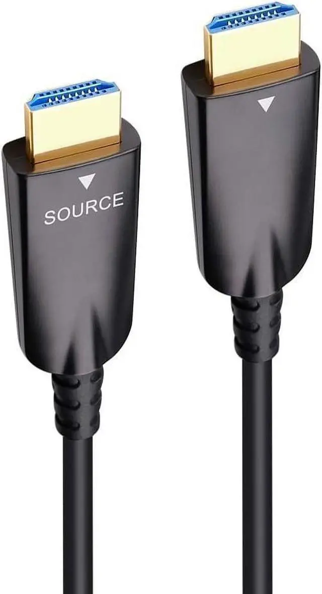 Alt view image 4 of 4 - for 100ft Fiber Optic HDMI Cable with 4K 30Hz and 1080p 60Hz HD Video 3D HDCP CEC High Speed Supported (100 Feet, Black)