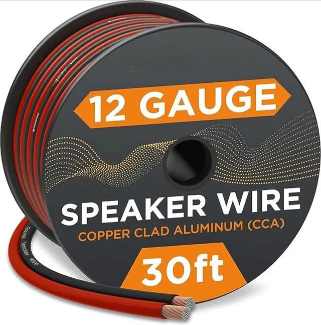 Main image of for 12 Gauge Speaker Wire 30feet RedBlack