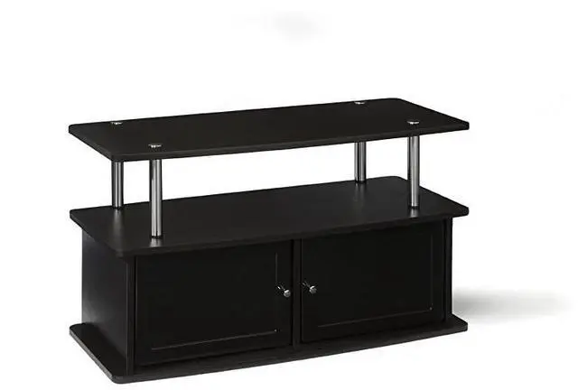 Main image of Designs2Go TV Stand with 2 Cabinets, Espresso