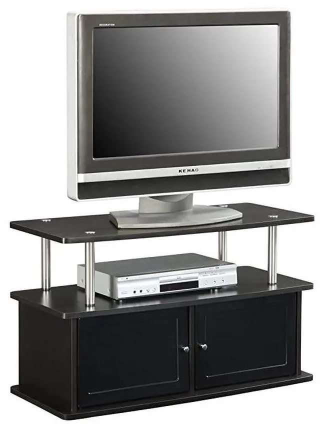Alt view image 2 of 3 - Designs2Go TV Stand with 2 Cabinets, Espresso