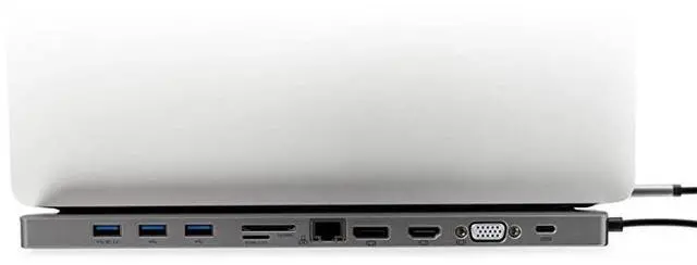 Alt view image 4 of 6 - Dock Pro 100 USBC 4K UltraSlim Station GUD3C02B