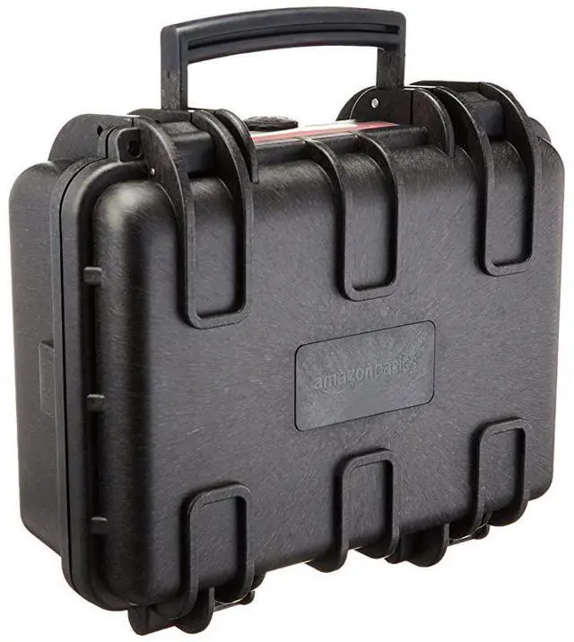 Main image of Basics Small Hard Camera Carrying Case - 12 x 11 x 6 Inches, Black