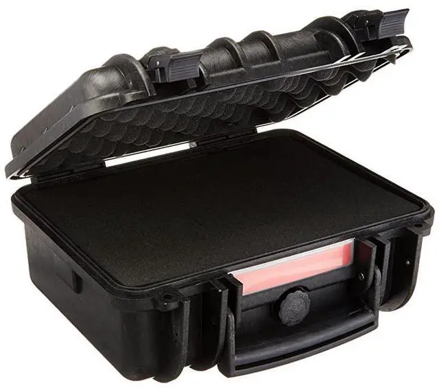 Alt view image 2 of 5 - Basics Small Hard Camera Carrying Case - 12 x 11 x 6 Inches, Black