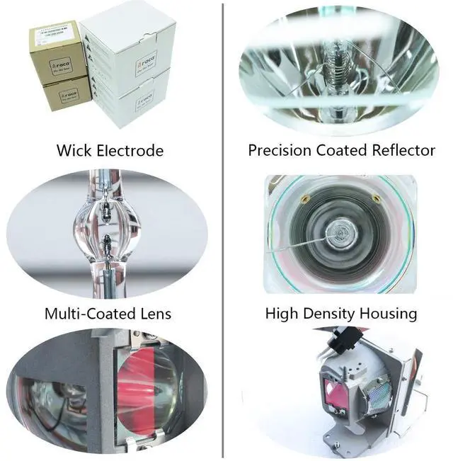 Alt view image 3 of 4 - Araca NP27LP Projector Lamp with Housing for NEC M282X M283X M282XS M283XS NP-M282X NP-M283X Projector