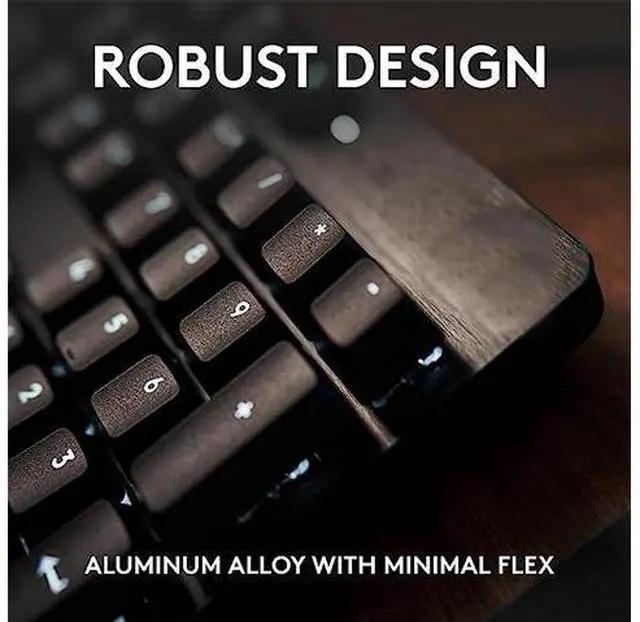 Alt view image 2 of 6 - FOR-Switdo G413 SE Full-Size Mechanical Gaming Keyboard - Backlit Keyboard with Tactile Mechanical Switches, Anti-Ghosting, Compatible with Windows, macOS - Black Aluminum