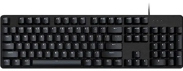 Main image of FOR-Switdo G413 SE Full-Size Mechanical Gaming Keyboard - Backlit Keyboard with Tactile Mechanical Switches, Anti-Ghosting, Compatible with Windows, macOS - Black Aluminum