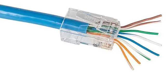 Main image of FOR VDV826762 PassThru Modular Data Plug RJ45 CAT5e Pass Through Connectors 200Pack