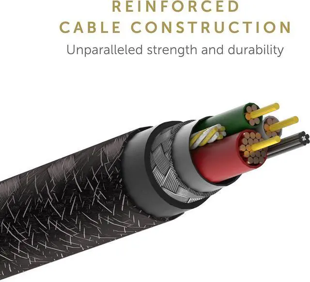 Alt view image 4 of 7 - FOR-Native Union Night Cable - 10ft Ultra-Strong Reinforced [MFi Certified] Durable Lightning to USB Charging Cable with Weighted Knot Compatible with iPhone/iPad (Cosmos)